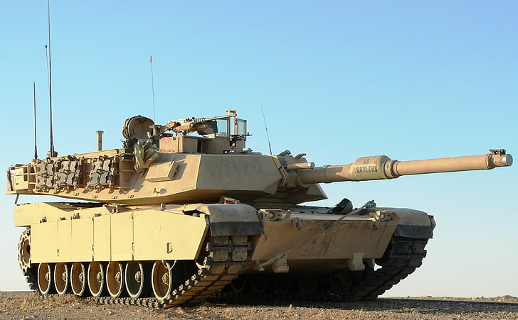 abrams, m1a1, militer, tank, tank, senjata, Wallpaper HD