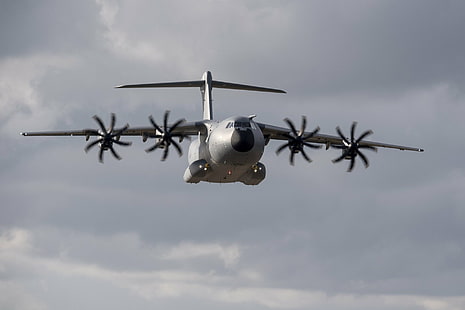 Wojskowe samoloty transportowe, Airbus A400M, Airbus, samoloty, samoloty transportowe, Tapety HD HD wallpaper