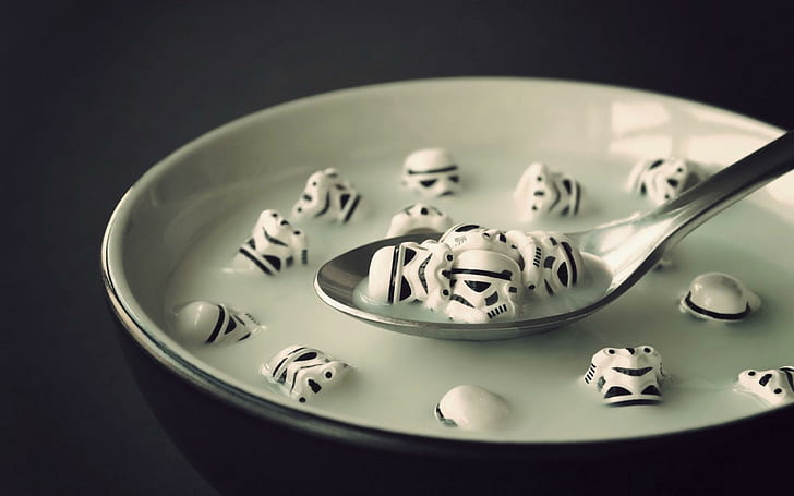 Stormtrooper Flakes, funny, stormtrooper, flakes, Tapety HD