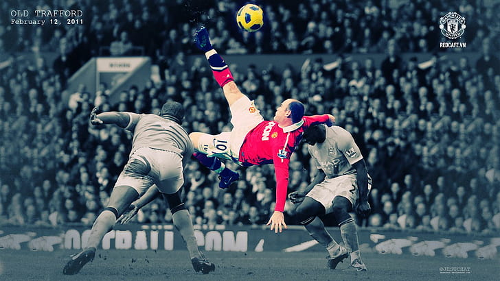 Wayne Rooney contro Manchester City, Wayne Rooney, Sfondo HD