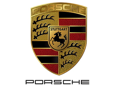 Logo, Porsche, HD-Hintergrundbild HD wallpaper