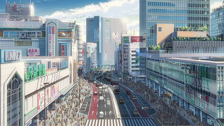 Anime, Your Name., City, Kimi No Na Wa., Tokyo, HD wallpaper |  Wallpaperbetter