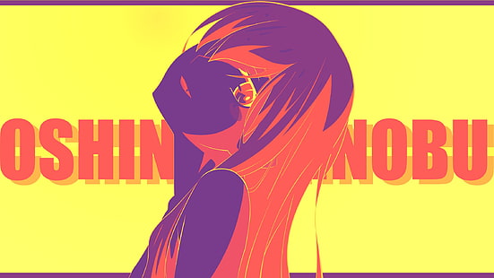 Série Monogatari, anime girls, Oshino Shinobu, Fond d'écran HD HD wallpaper