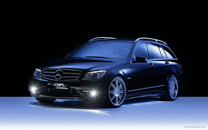 Mercedes Benz C30, черен вагон mercedes-benz c class, mercedes, benz, автомобили, mercedes benz, HD тапет