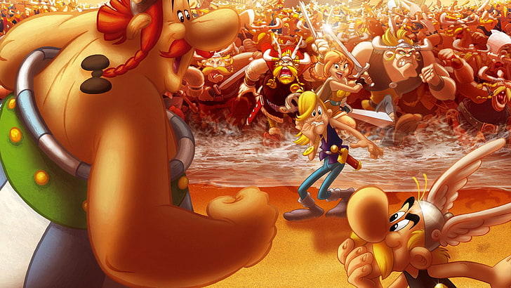 Movie, Asterix and the Vikings, HD wallpaper