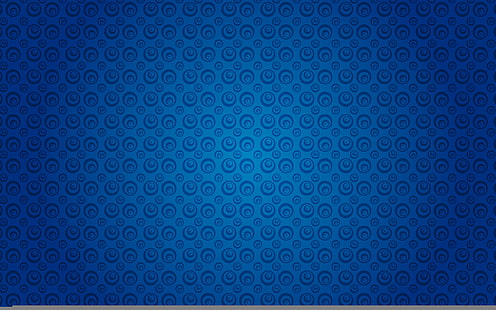 青と濃い青の印刷デジタル壁紙、円、青、背景、壁紙、パターン、テクスチャ、 HDデスクトップの壁紙 HD wallpaper
