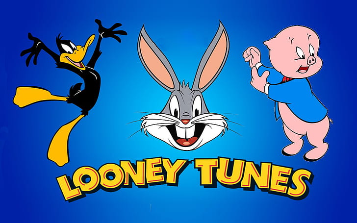 Looney Tunes Movie Bugs Bunny Daffy Duck And Porky Pig Cartoons For Kids Hd Wallpaper For Desktop 1920×1200, HD wallpaper