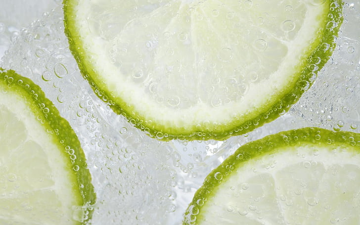 Limes in Mineral Water, lime, HD wallpaper