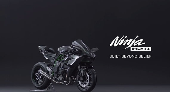 kawasaki, kawasaki Ninja, moto, sport automobile, ninja H2, Fond d'écran HD HD wallpaper