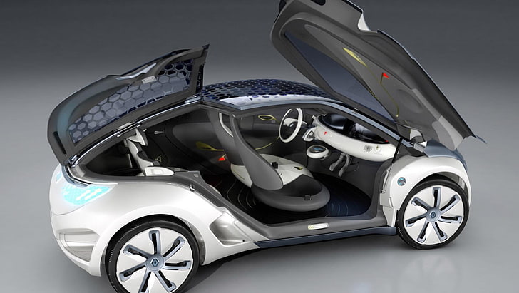 Renault Zoe Z.E.Konsept, 2010 renault zoe z e_concept, araba, HD masaüstü duvar kağıdı