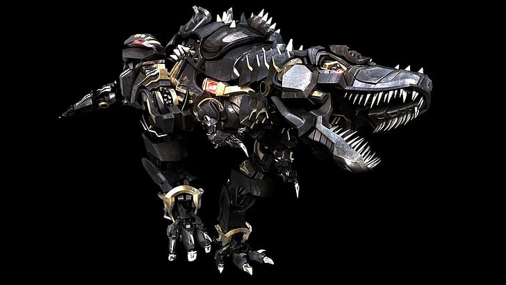 Mecha T-rex !, trex, динозавр, фэнтези, меха, 3d и аннотация, HD обои