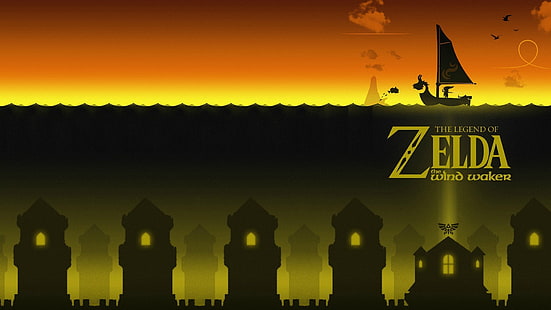 L'affiche de The Legend of Zelda The Wind Waker, The Legend of Zelda, The Legend of Zelda: Wind Waker, Fond d'écran HD HD wallpaper