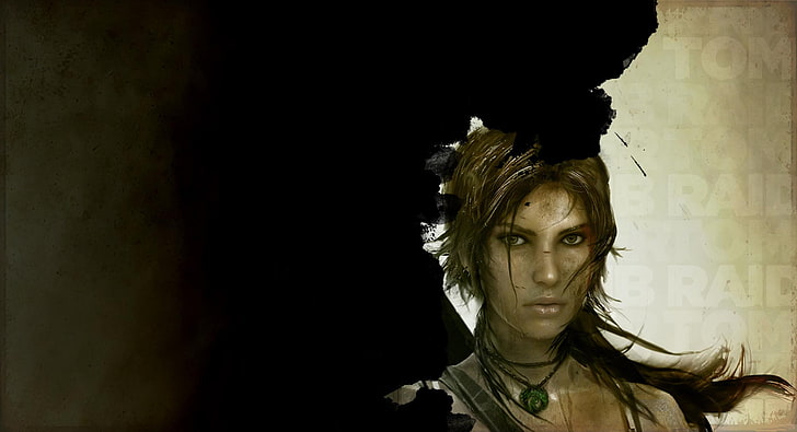 Tomb Raider (2011), kadın çizimi, Oyunlar, Tomb Raider, HD masaüstü duvar kağıdı
