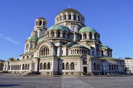  Cathedral, temple, Holy, Bulgaria, Sofia, Alexander Nevsky, the temple, HD wallpaper HD wallpaper