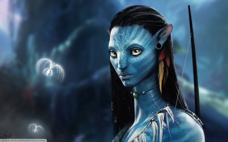 Avatar, movies, Neytiri, HD wallpaper