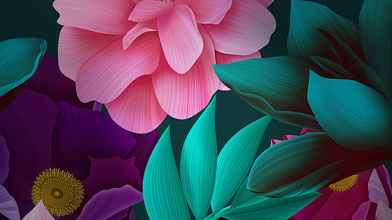 CGI Çiçekler Stok, Çiçekler, Stok, CGI, HD masaüstü duvar kağıdı HD wallpaper