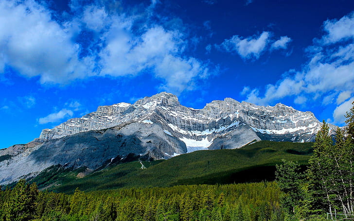 Cascade Mountain, Parque Nacional Banff, Alberta, Canadá, bosque, Cascade, Montaña, Banff, National, Parque, Alberta, Canadá, Bosque, Fondo de pantalla HD