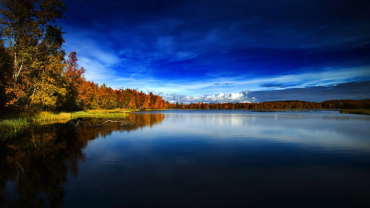 ノルウェーHDの秋、自然、風景、秋、で、ノルウェー、 HDデスクトップの壁紙