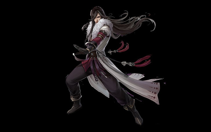 Männliche Schwertkämpfer asiatischen Stil Kleidung Wallpaper Widescreen Hd, HD-Hintergrundbild