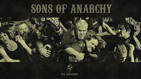 anarchia, motociclista, crimine, dramma, serie, figli, thriller, Sfondo HD HD wallpaper
