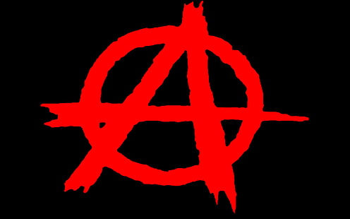 Anarquismo, anarquía, dom, paz, signo, signos, símbolo, Fondo de pantalla HD HD wallpaper