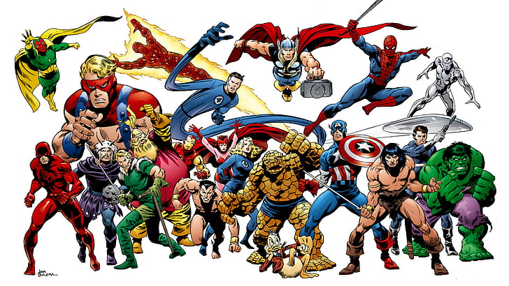 Avengers HD, dibujos animados / cómic, vengadores, Fondo de pantalla HD |  Wallpaperbetter