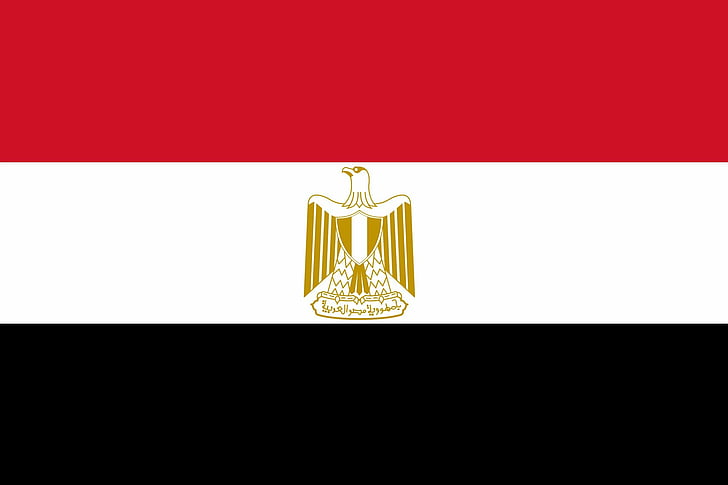 2000px علم مصر svg، خلفية HD