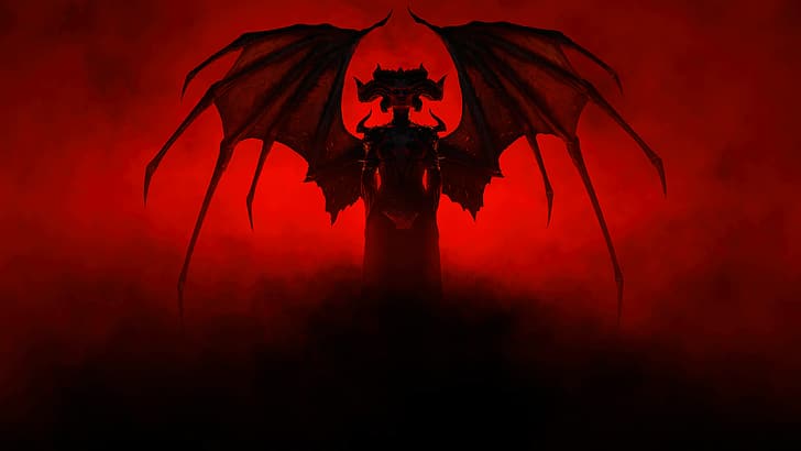 diablo 4, Diablo, arte de videogame, HD papel de parede