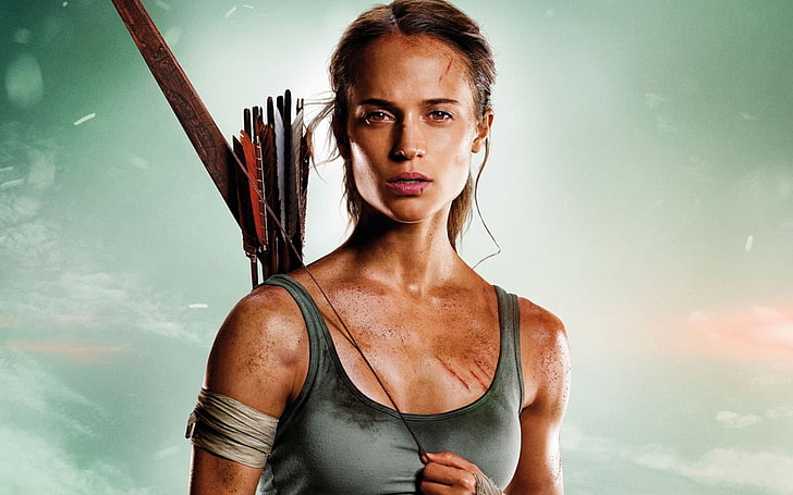 Tomb Raider 2018 Lara Croft 4k póster de película, Fondo de pantalla HD