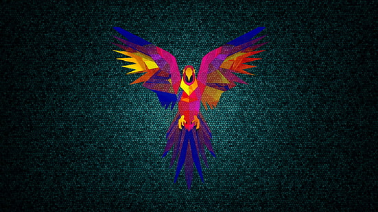 папагал, защита на папагал, хакерство, Linux, Debian, HD тапет HD wallpaper