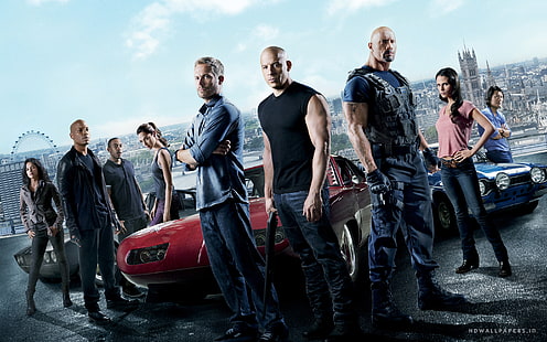 Fast Furious 6, fast and furious 7 poster, fast, furious, HD wallpaper HD wallpaper