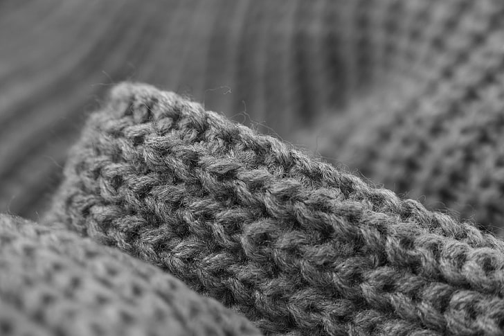 abstract, black and white, cardigan sweater, close up, cold, color, cotton, craft, design, fabric, grey, handmade, image design, knitting, macro, pattern, textile, texture, thread, warmly, weaving, wool, HD wallpaper
