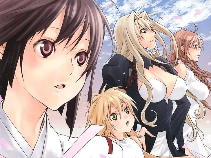 sekirei 1600x1350 Аниме Hot Anime HD Art, Sekirei, HD тапет