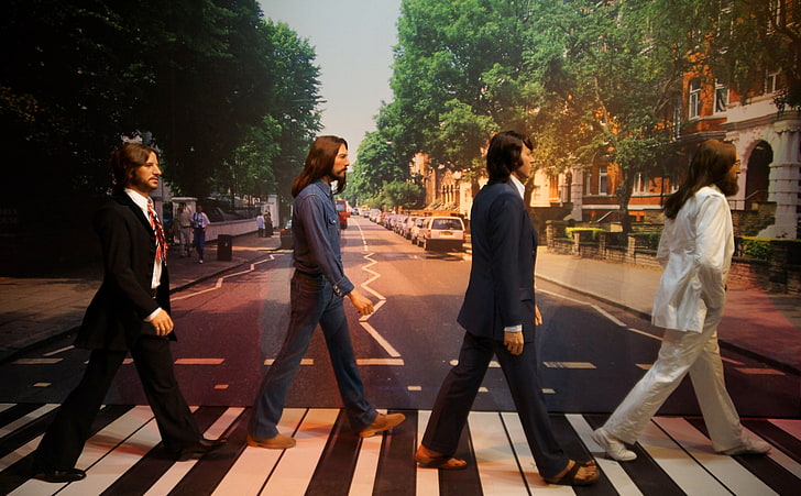 The Beatles - Abbey Road - Madame Tussaud, The Beetles on Abbey Road, Соединенные Штаты, Калифорния, Creative, Зима, Высокая, Sony, Америка, декабрь, Фотография, фото, Альфа, геотеги, Юнайтедс, Лос-Анджелес, обыкновенные, разрешение, Америка,билд, декабрь, нанимает, калифорнийский, slta77, стокфот, голливудские высоты, HD обои