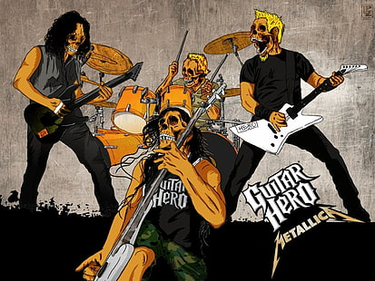 band, hiburan, grup, hard, heavy, metal, metallica, musik, rock, thrash, Wallpaper HD HD wallpaper