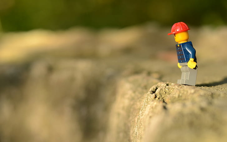 Lego, hotel, small guy, red hat, lego, hotel, small guy, red hat, Tapety HD