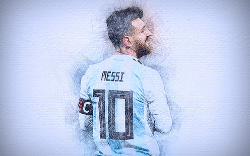Футбол, Лионель Месси, аргентинка, HD обои HD wallpaper
