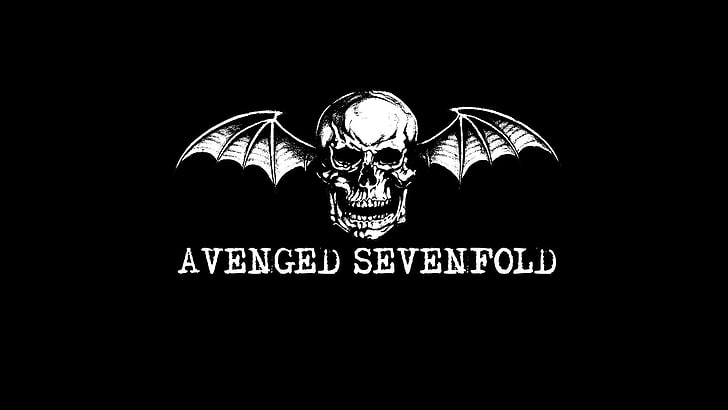 Avenged Sevenfold-logotyp, rock, avenged sevenfold, a7x, hårdrock, heavy metal, HD tapet