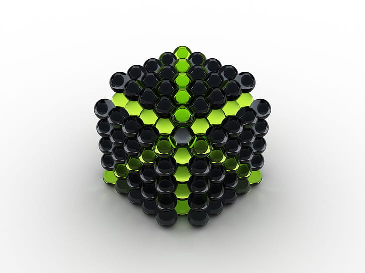 Other HD, onyx and green accessory, abstract, HD wallpaper