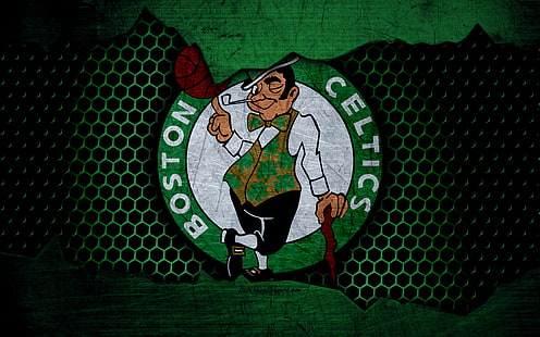 Basket, Boston Celtics, Logo, NBA, Sfondo HD HD wallpaper