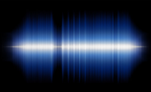 Аудио звукова вълна, тапет със синя звукова вълна, Aero, черно, аудио, вълна, звук, HD тапет HD wallpaper