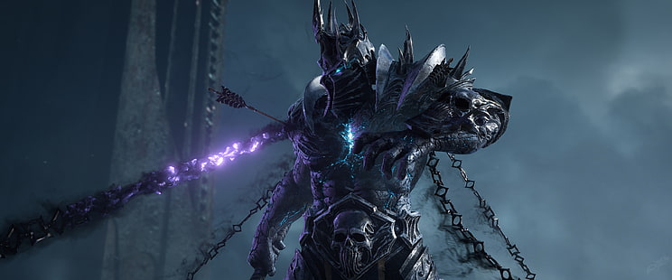 Chain, Lich King, Blizzard Entertainment, World Of Warcraft, The Lich king, Highlord Bolvar Fordragon, The Supreme Lord Bolvar Fordragon, Bolvar Fordragon, World of Warcraft: Shadowlands, วอลล์เปเปอร์ HD HD wallpaper
