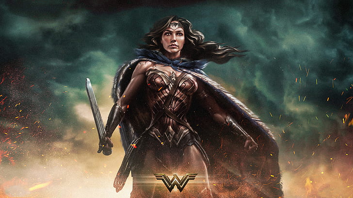 Wonder Woman 1984, Wonder Woman 2, Wonder Woman, Filmler, 2019 Filmler, HD, Gal Gadot, Süper kahramanlar, Resim, dijital sanat, HD masaüstü duvar kağıdı