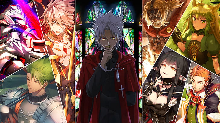 อะนิเมะ, อะนิเมะชาย, สาวอะนิเมะ, Fate Series, Fate / Apocrypha, Shirou Kotomine, Assassin of Red (Semiramis) (Fate / Apocrypha), Atalanta (Fate / Grand Order), Mordred (Fate / Apocrypha), วอลล์เปเปอร์ HD
