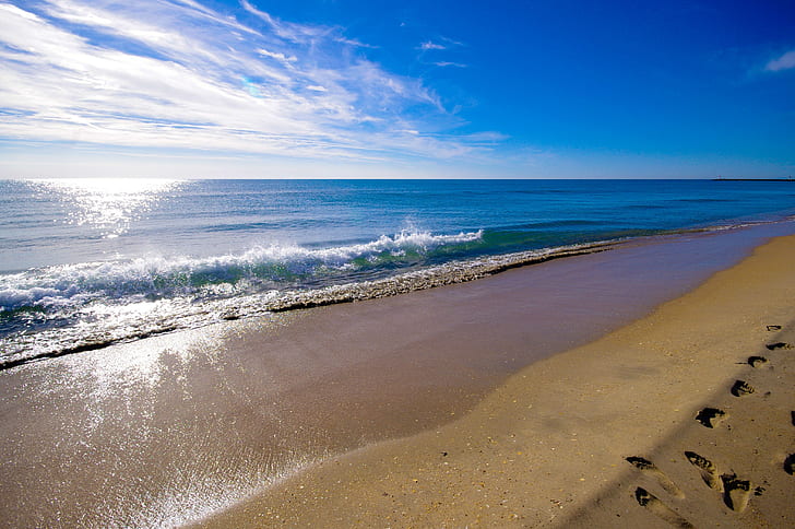 شاطئ بحر، خلفية HD
