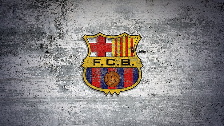 F. C. B. emblem, logotyp, klubb, lag, emblem, Leopard, FC Barcelona, ​​Barca, HD tapet