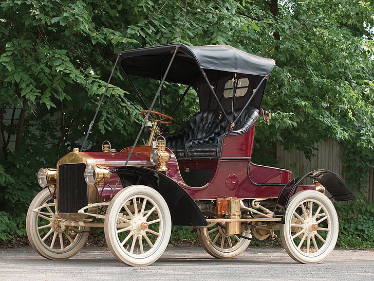 1906, Buick, модель G, ретро, ​​родстер, HD обои