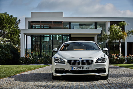 Отлично, 2015 г., BMW m6, отпред, кола, отлично, 2015 г., bmw m6, отпред, HD тапет HD wallpaper