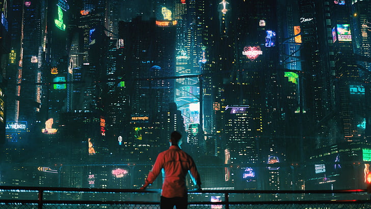 Futuristic, cyberpunk, future world, 4K, HD wallpaper | Wallpaperbetter