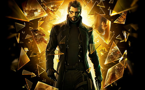 Deus Ex: Human Revolution, Deus Ex, Adam Jensen, videojuegos, Fondo de pantalla HD HD wallpaper